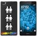 Produktbild PhoneNatic Case kompatibel mit Huawei P8 Lite 2015 (1.Gen.) Silikon-Hülle Pride Beziehung M1