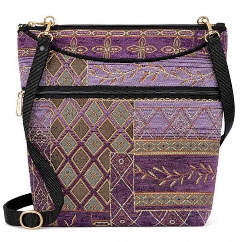 Image of Danny K. Women's Tapestry Bag Crossbody Handbag, Maggie Purse Handmade in the USA
