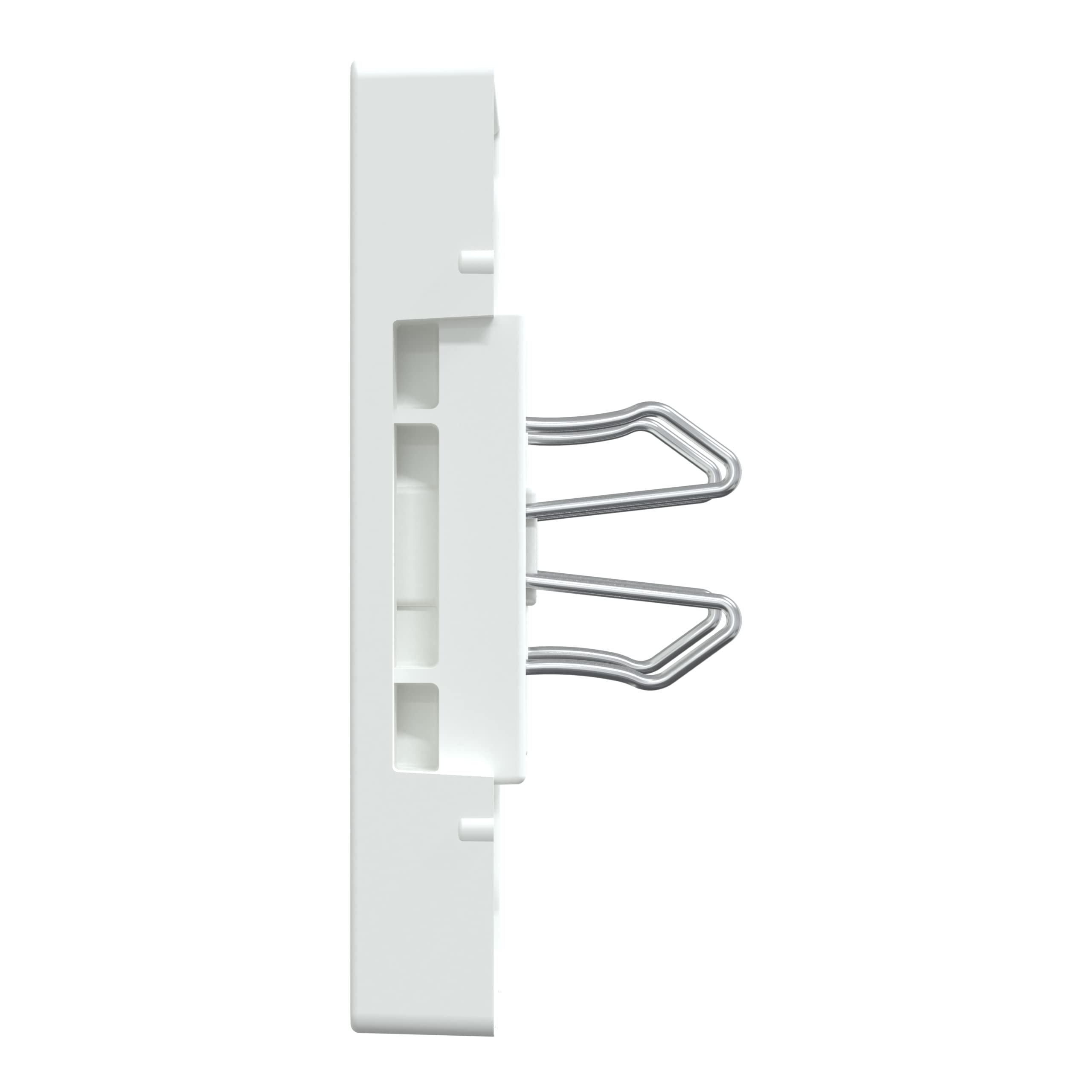 Central Plate for USB Charging Station Insert Glossy Polar White, System M - Image 3
