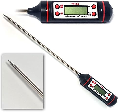TheJD Cooking Thermometer- Digital Meat Thermometer Kitchen thermometer All Food, Grill, BBQ and Candy Meat Thermometer (TheJD Cooking Thermometer)