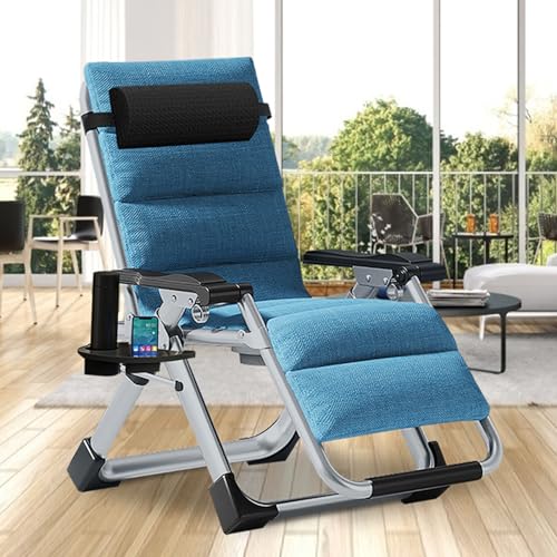 DoCred Comfy Folding Recliner Chair -Bedroom Living Room Chairs
