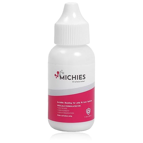 MICHIES Adhesivo de repuesto para el cabello, pegamento de sujeción fuerte, pegamento de encaje para el cabello, pegamento para el cabello de 1.3