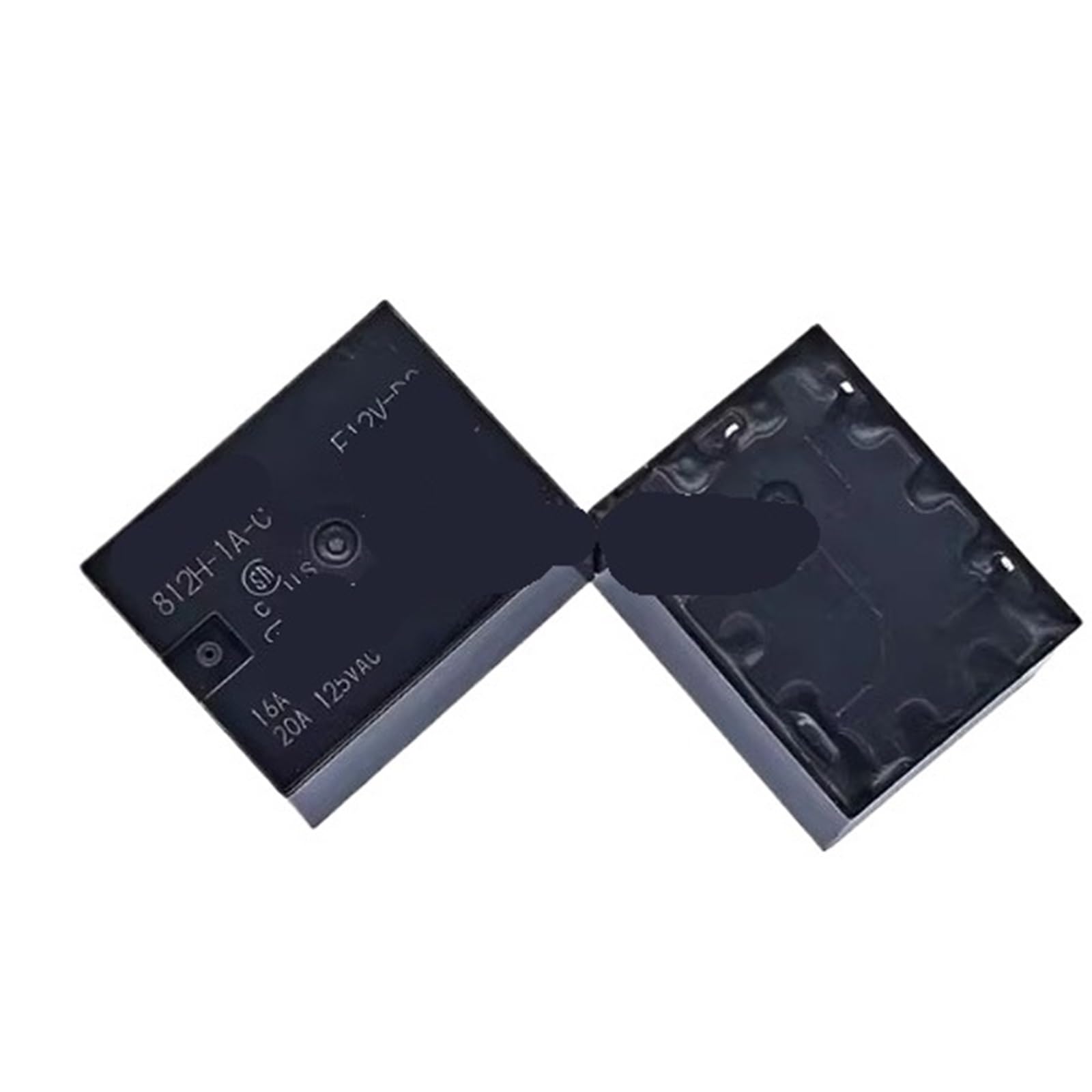 Relais 812H-1A-C 12VDC解决电路过载的16A 4脚继电器10件装