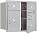 Salsbury Industries 3707D-03AFP 4C Horizontal Mailbox, Aluminum