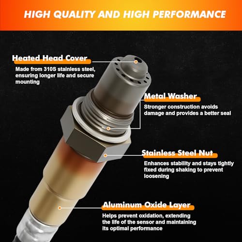 Sensor de oxígeno O2 compatible para Chevy y Cadillac miniatura 3