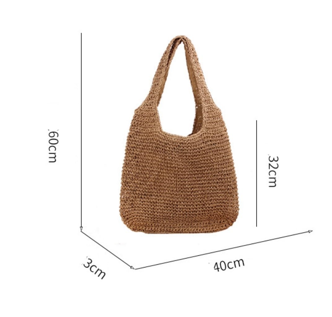 Amazon.co.jp: 草編みバッグ かごバッグ 夏わらバッグ女性ビーチ Amazon.co.jp: 草編みバッグ かごバッグ 夏わらバッグ女性ビーチ
