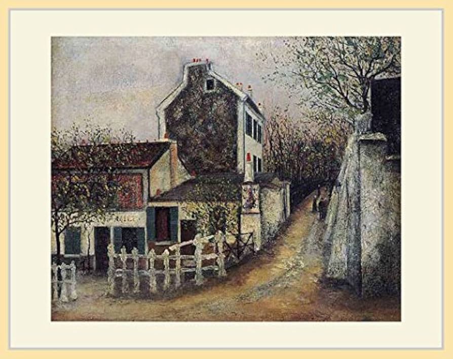 ユトリロ、ラパン・アジル、希少画集画、新品額装付 ユトリロ、ラパン・アジル、希少画集画、新品額装付 - メルカリ