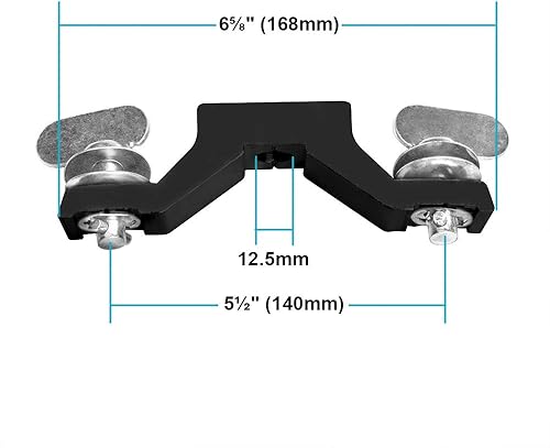 Miniatura 3 de Abrazadera de braguero de puente de luz de cabeza móvil, soporte de conector de bloqueo rápido, aleación de aluminio, espacio del conector de