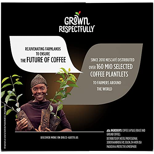 Nescafe Dolce Gusto Coffee Pods, Espresso Intenso, 16 Capsules (Pack of 3)