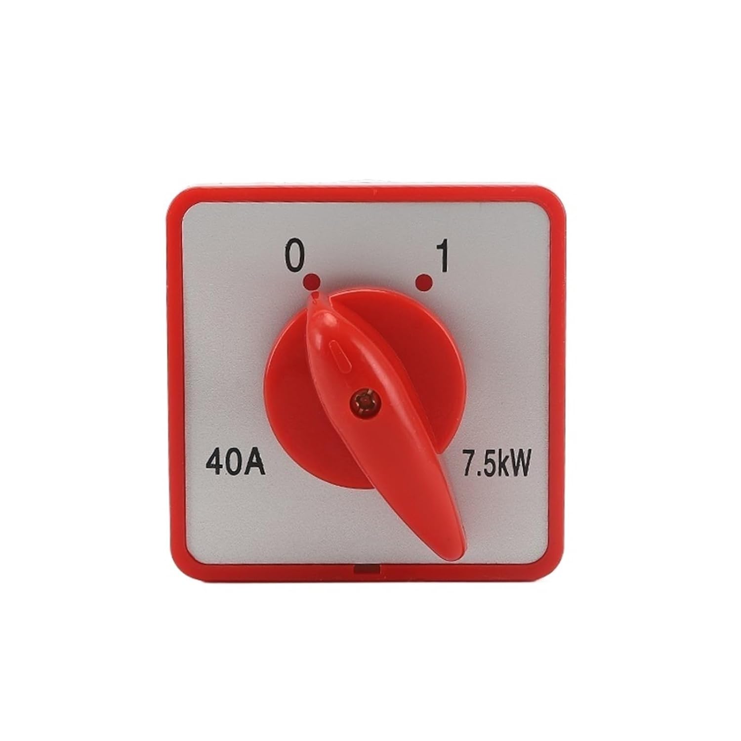 1Pcs HZ5D-40/7.5 L01 40A 7.5KW 2 Position 1 Phase Rotary Combination Switch Knob Selection Double Poles Cam Changeover Switch