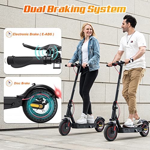 EVERCROSS EV10K PRO App-Enabled Electric Scooter, Scooter Adults with 500W Motor, Up to 19 MPH & 22 Miles E-Scooter, Lightweight Folding for 10'' Honeycomb Tires - Thumbnail 6
