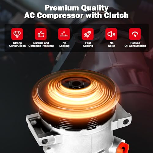 Image of cciyu Air Conditioning Compressor Fit for Dodge Avenger Journey 2.4L