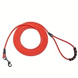 Tockfit Waterproof Dog Leash Durable Outdoor Training Recall Long Lead 5FT 10 FT 20FT 30FT Great for