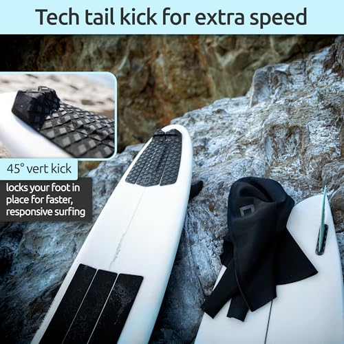 image for Surf Squared 3-Piece Surfboard Traction Pad – Arch, Flat & Front Opt