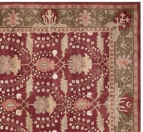 Tapete oriental rojo multicolor 182x122 cm hecho a mano miniatura 3