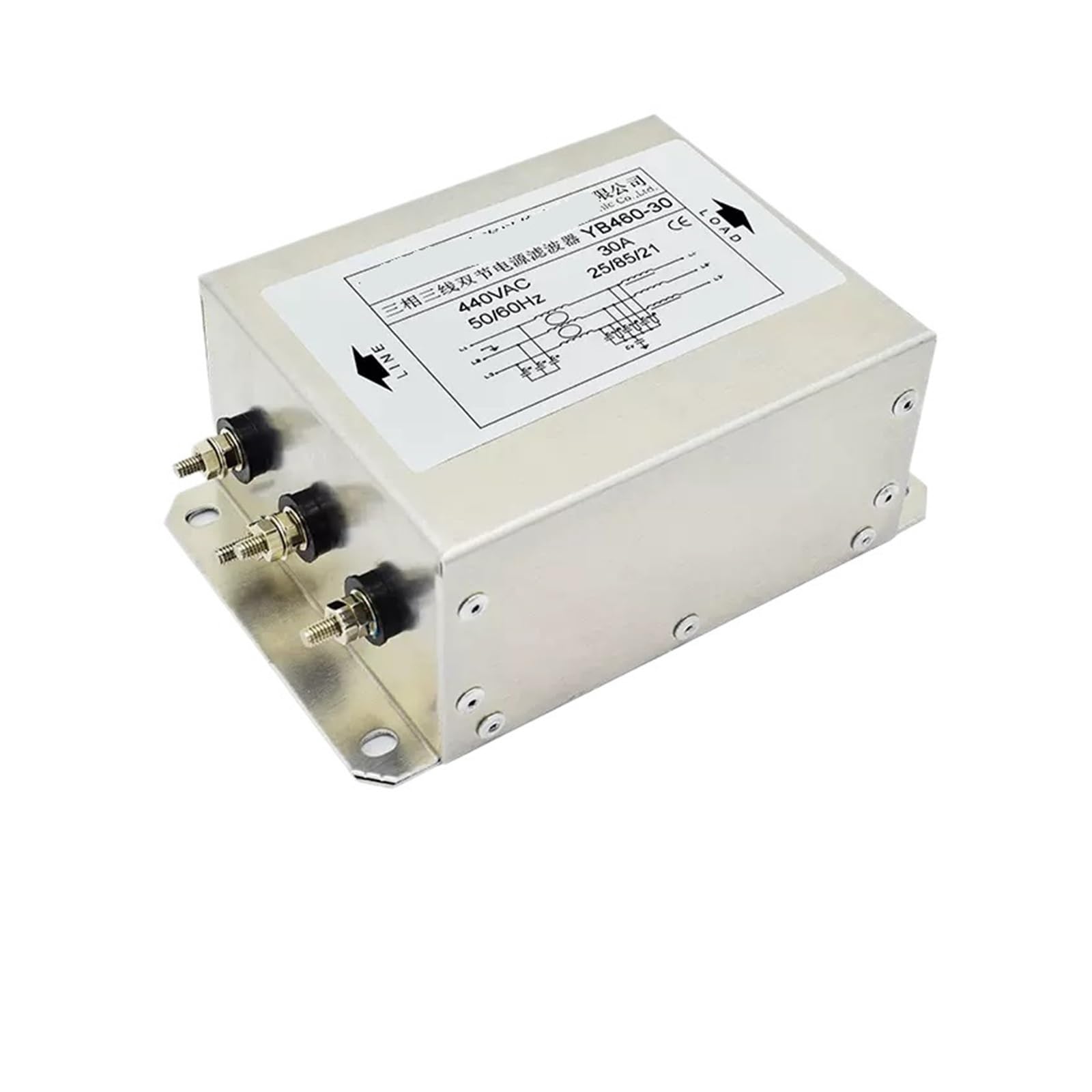 Filtro servo YB460-30A elimina interferencias en inversor de potencia trifásico 380V