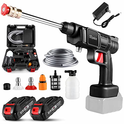 【在庫処分ビッグセール】Sipake 高圧洗浄機 充電式 コードレス 高圧洗浄器...