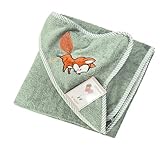 Ross Walk Frottier Kinderprogramm Fuchs lindgrün Badetuch 100x100 cm
