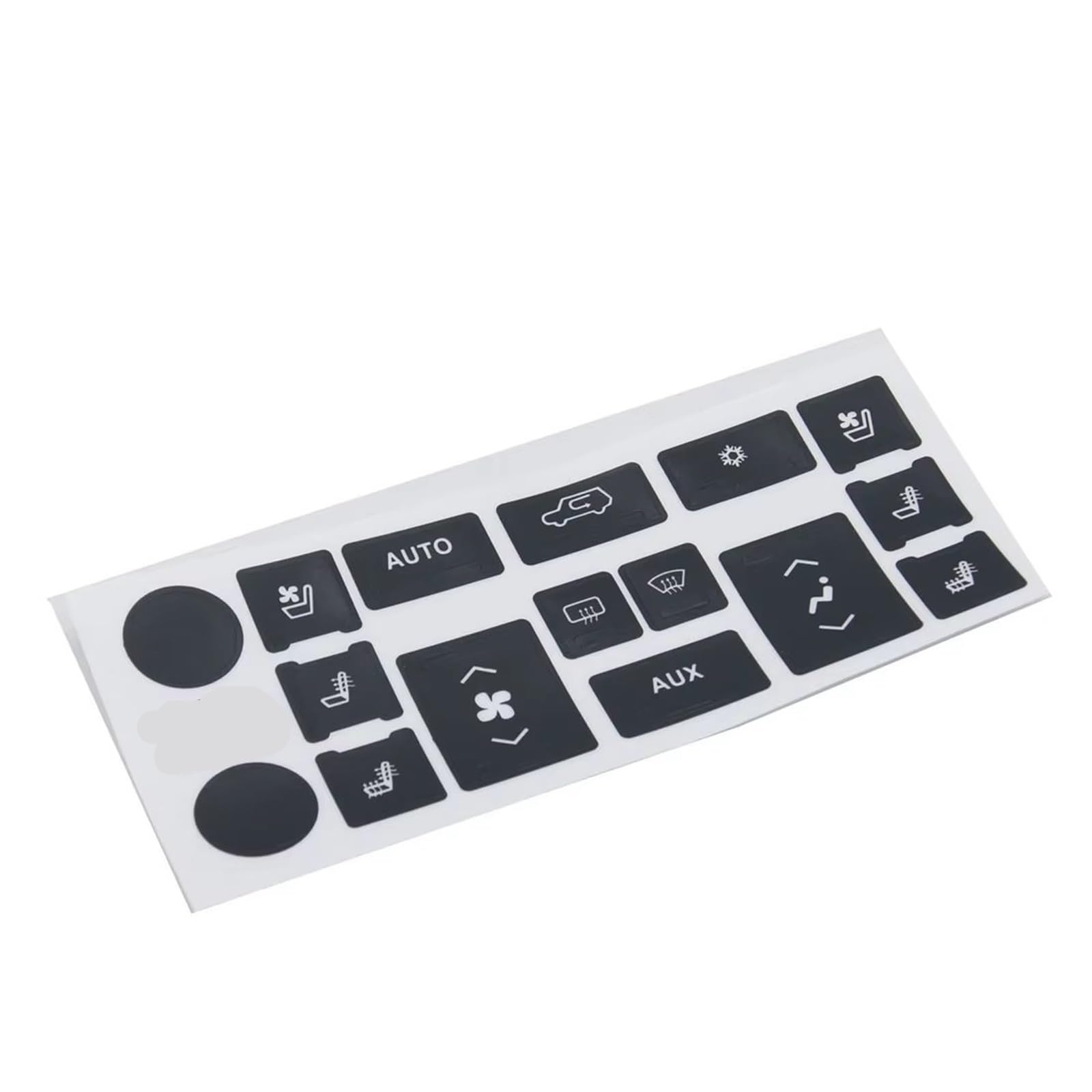 Button Trim Compatible with Cadillac for Escalade AC Climate Control Button Repair Restoration Decals Sticker