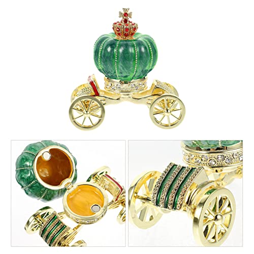 Boîte à bijoux de chariot à citrouille idéale pour cadeau d'anniversaire