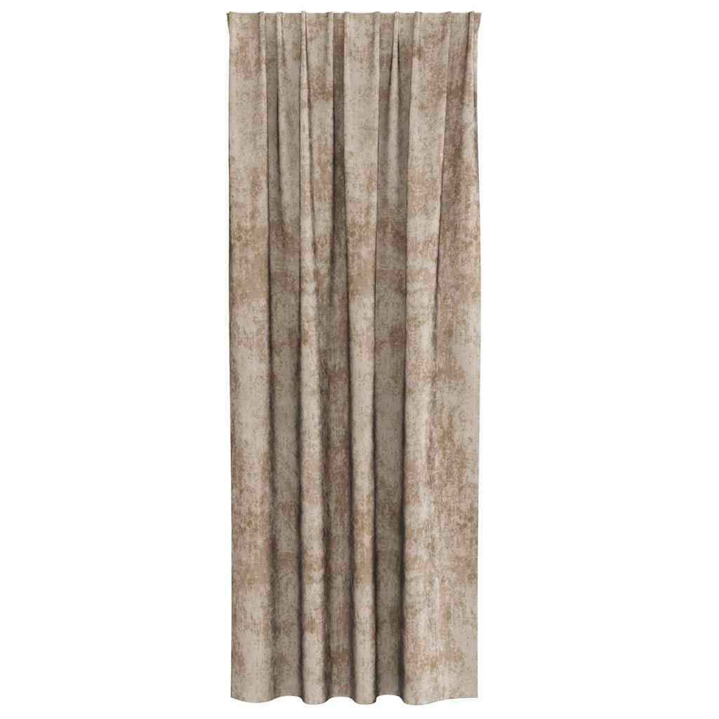 Aksamitne zasłony 2 szt., szampańskie, 245 x 140 cm, luksusowe aksamitne zasłony do sypialni i salonu, zaciemniające i izolujące ciepło, ręczne użytkowanie, nowoczesne wzornictwo