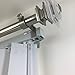 NONO Bracket - Outside Mounted Blinds Curtain Rod Bracket Attachment (Black) No Drill Curtain Bracket
