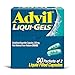 Advil Liqui-Gels Pain Reliever/Fever Reducer Liquid Filled Capsule Refill, 200mg Ibuprofen, Temporary Pain Relief (50 Packets of 2 Capsules)