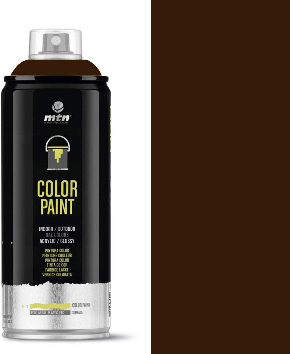 MTN PRO Color Paint – RAL-8016 Mahogany Brown Spray Paint – 400ml