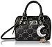 Betsey Johnson Mini Barrel Crossbody Satchel Bag