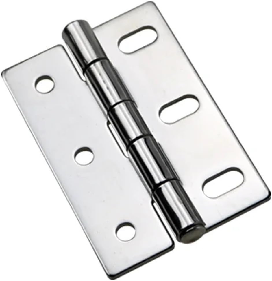 Stainless Steel 304 Asymmetrical Waist Hole Hinge for Industrial Power Cabinets 1Pcs(201SS-01)