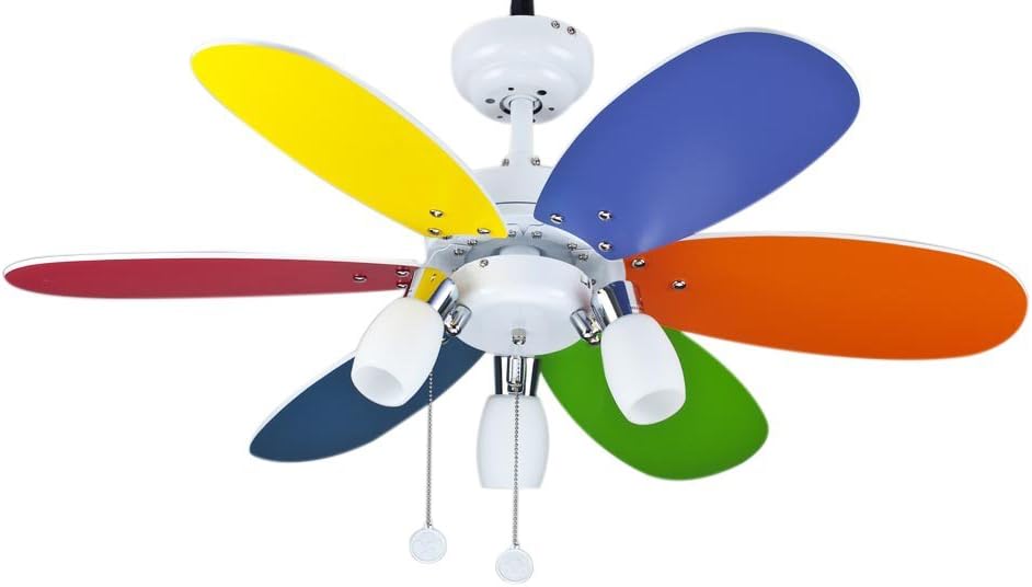 Interfan Ludo – Ceiling Fan, Multi-Colour