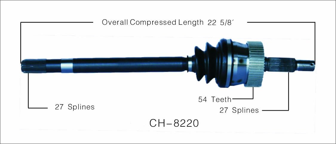 CH-8220 CV Axle Shaft