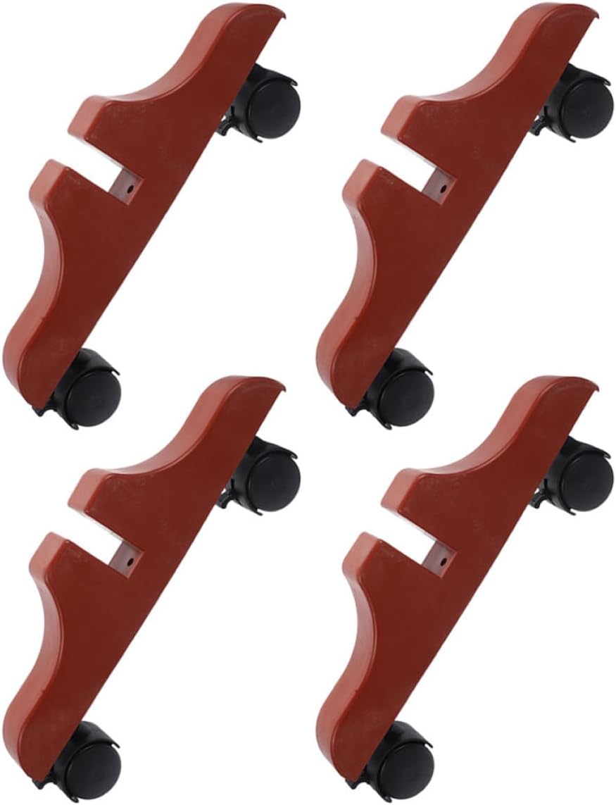 TOYANDONA 4pcs Mobile Room Divider Bases with Wheels, Thickened Screen Stand Supports for Office and Home, Easy Mobility Partition Stands for Living Room, Bedroom, Hotel, Adjustable Floor