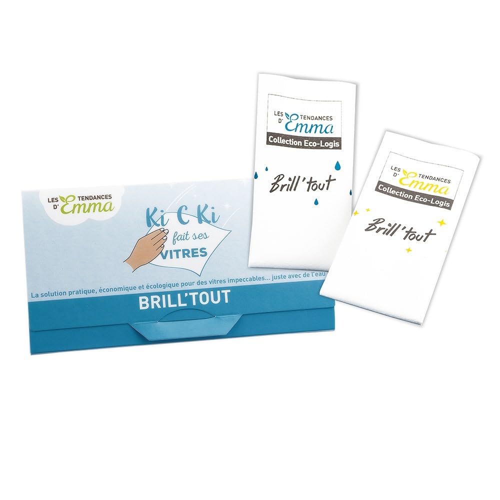 Set De 10 Lingettes Lavables Multi-usages LES TENDANCES D'EMMA + Pochette - Neuf Sous Emballage
