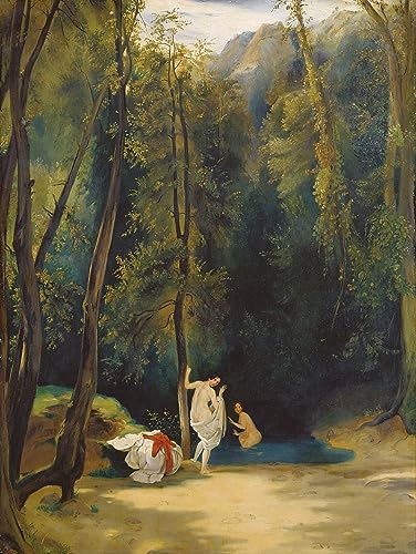 Toile Carl Blechen 60x90 cm pour combler un mur vide et illuminer un salon sombre facilement