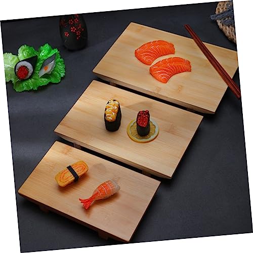 Plato japonés de bambú para sushi tamaño mediano miniatura 6