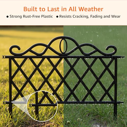 Image of Amazon Basics Garden Edge | Durable | Decorative | Weather-Resistant for Neat Garden Borders