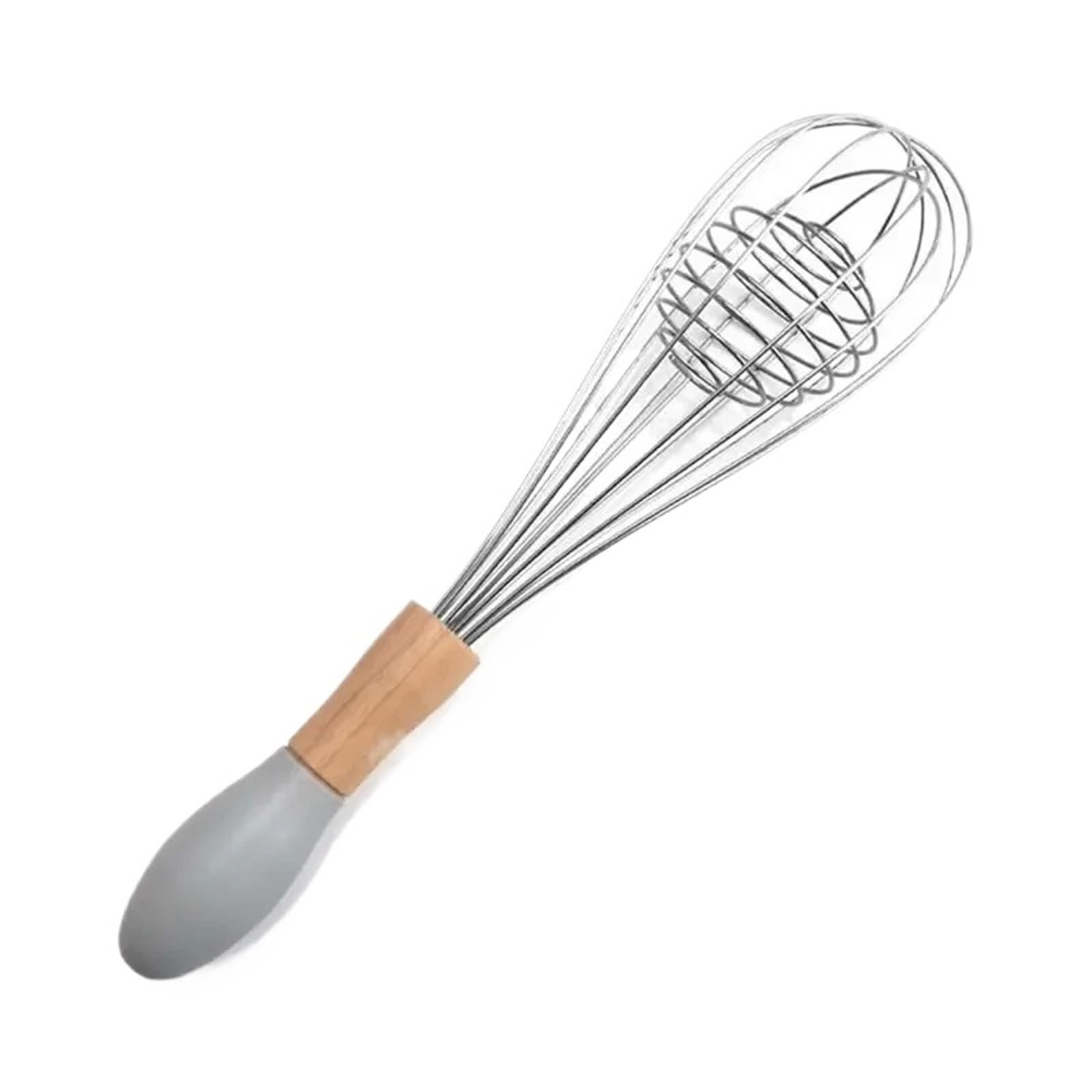 3 pezzi frullatore manuale for uova con manico in legno sbattitore a mano in acciaio inossidabile for pasta, crema, agitazione, frusta, cottura, utensili da cucina Per Cucina