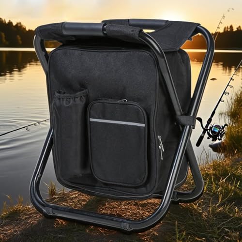 Chaise pliante d'extérieur isotherme haute résistance avec sac à dos de transport