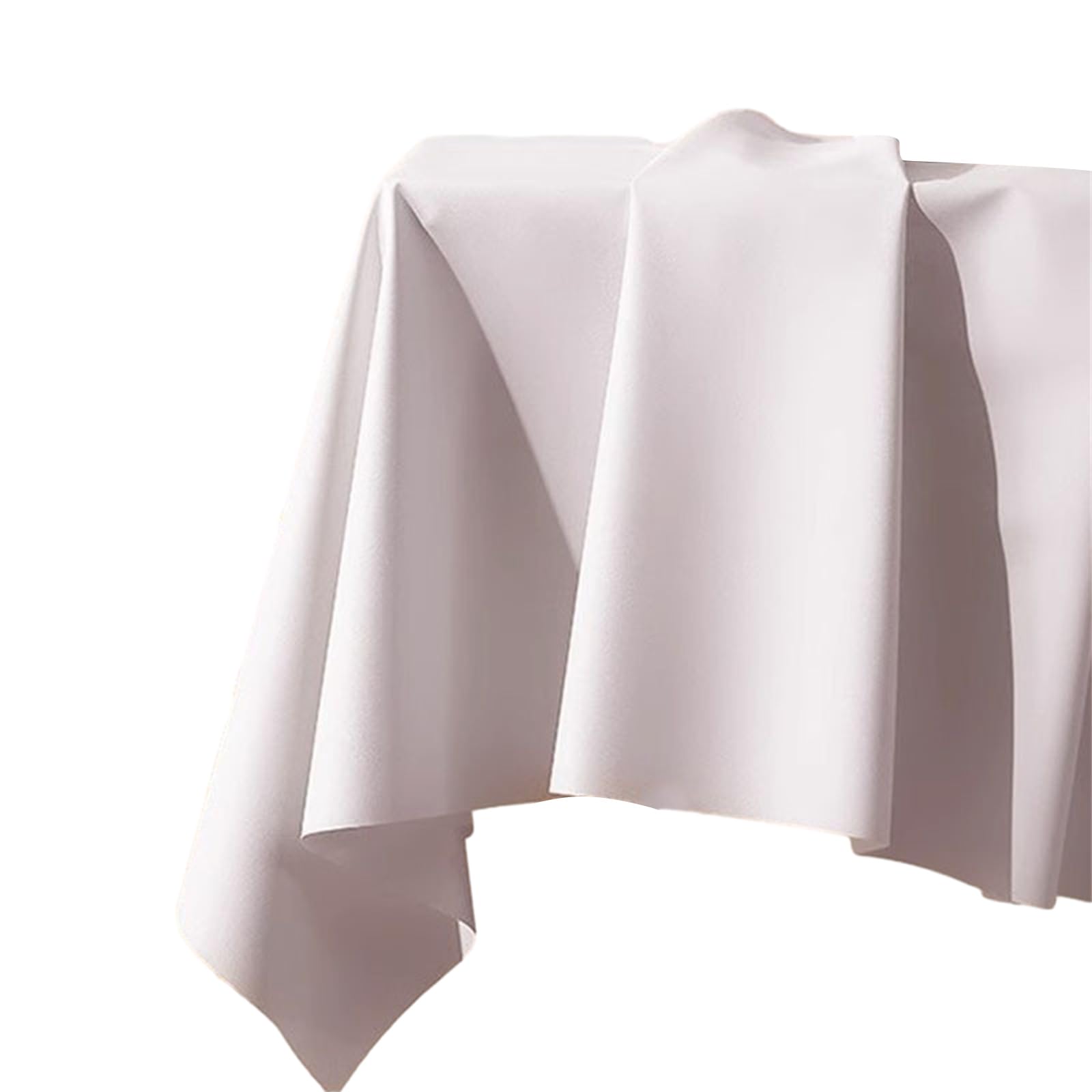 HZBB Tablecloth Elegant Cream Color Table Cover Table Cloth Water and Oil Resistant Multiple Color Desk Cover for Dining Room Tablecloth for Rectangle Tables Waterproof and Spillproof Washable Fabric