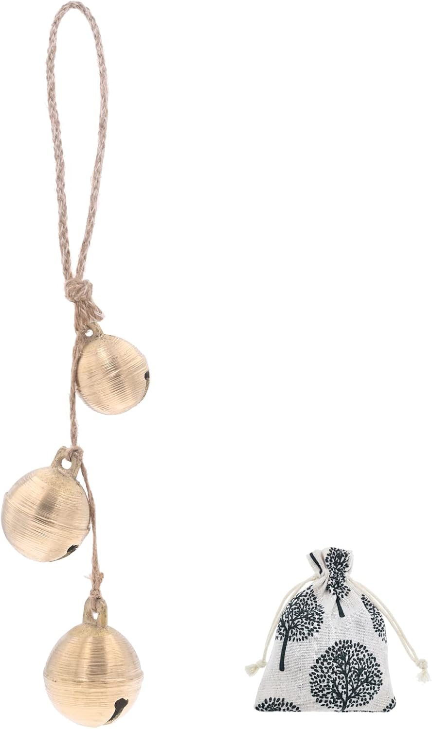 Amazon.com: Rustic Hanging Bells on Rope for Door Knob Decoration, Gold ...