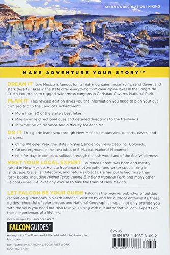 Hiking New Mexico: A Guide To The State's Greatest Hiking Adventures (State Hiking Guides Series) #TOP1