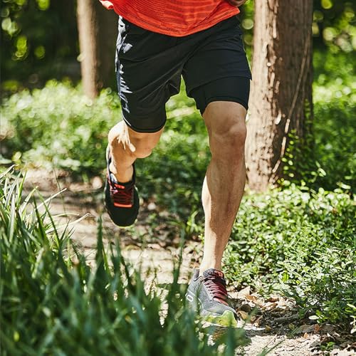 Image of IVAAN Black Polyester Shorts for Running- Regular, Gym