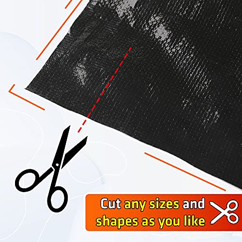 Maporch Upgraded 20 X 30Ft Reinforced Polyethylene Fish Pond Liner With 24 Mils Thickness, Black Pond Skins Liner For Fish Koi Pond, Garden Pool And Irrigation Pond #TOP5