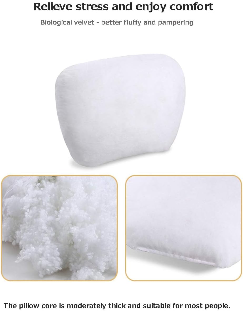 Pair Car Headrest Neck Pillow For Benz Maybach Soft Suede Cover Seat Support 2Pcs