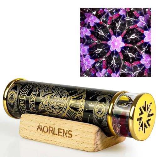 Morlenscope 12 Constellations Sagittarius Mini Kaleidoscope,Handmade 4.25