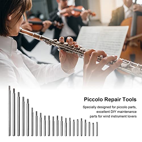 Tomotato Bassoon Repair Parts Stainless Steel Roller Fastening Screw Replacement Kit Bassoon Repair Tools Replacement Set