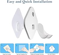 Vista 6 de Soporte de maquinilla de afeitar para pared de ducha, gancho de ducha para maquinilla de afeitar, soporte autoadhesivo para maquinilla de afeitar