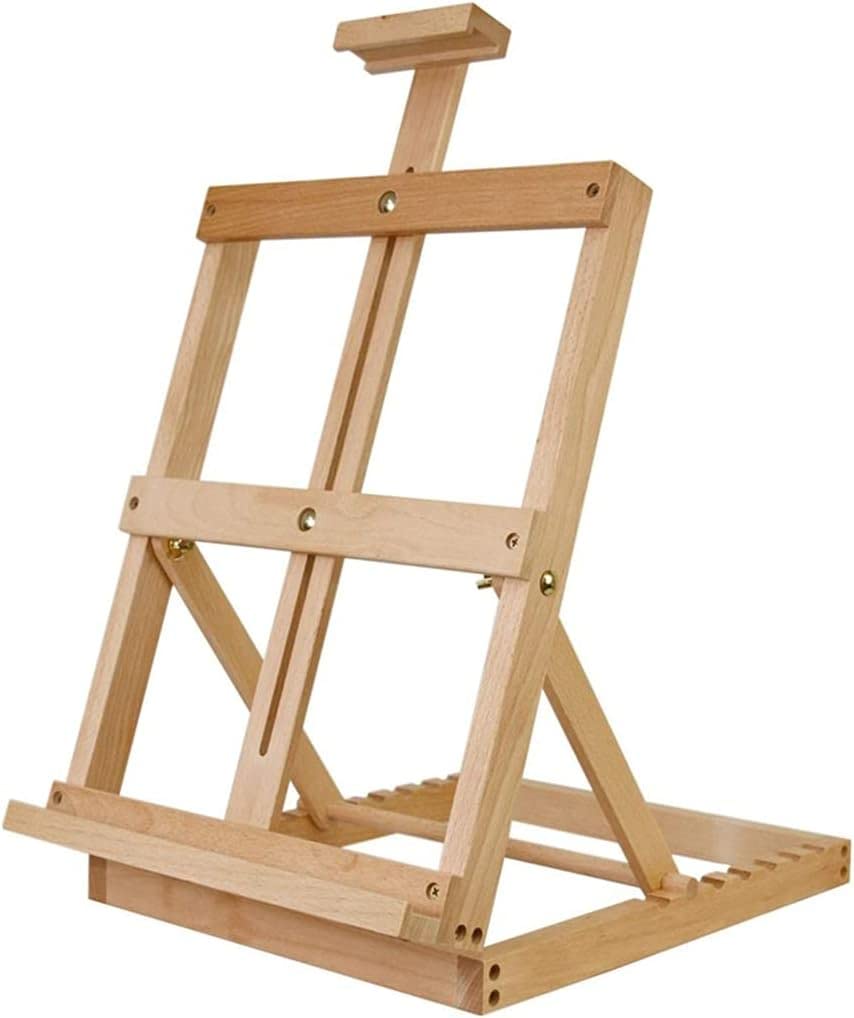 SAeWare Soporte de madera ajustable para bocetos, accesorios de estudio, marco en H, suministros de arte