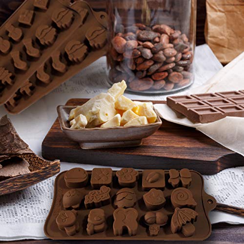 image for KITCHENATICS Christmas Silicone Chocolate and Candy Molds – Small Ba